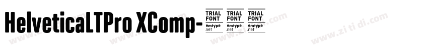 HelveticaLTPro XComp字体转换